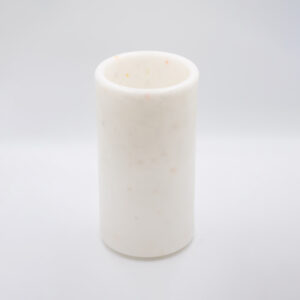 Donna vase in white marine plastic